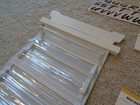 New Tilhumt White Acrylic 10 Belt  Martial Arts Belt Display Rack Free Ship