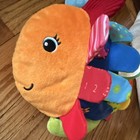 Melissa   Doug K s Kids Flip Fish Plush Baby Toy W  Mirror Teether 9195 Nwot