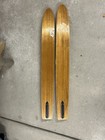 Never Used - Vintage Nash Trainers 47  Wood Water Skis With Original Stickers 