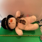 Russ Berrie Inc  Vintage Plush Snowman Named Snowflake Stuffed Toy With Tag