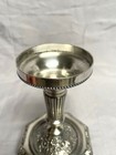 Antique Silver Plate Brides Bowl Holder Stand Pedestal Base Old