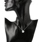925 Sterling Silver Ball Jewelry Set Necklace Earrings Fashion Gift Women