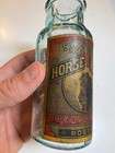Antique Jp   D Plummer Horseradish Condiment Bottle Label Boston Massachusetts