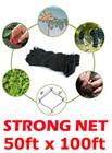 Strong 100 x50  All Seasons Anti Bird Poultry Game Fish Garden Net 2  Mesh Hole