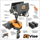 Work Iq 360 Degree Multi-axis Articulating Bench-mount Iq Vise