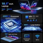 New Sgin 18 5  Laptop Win 11 Pro Intel Core I3 16gb Ram 1024gb Ssd Wi-fi 6 Usb-c