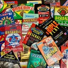 Vintage Baseball Card Unopened Packs Lot Of 100  Cards Old Huge Collection Bonus