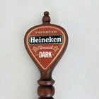 Vintage Heineken Special Dark Beer Tap Handle Wooden Keg Double Sided Handle 12   