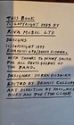      Rare 1979  the Clash 2nd Songbook       Skull Art By Derek Boshier      Punk Rock