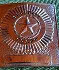 Security Guard Badge Silver Star Nos Metal Hat Badge
