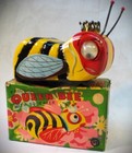 Vintage Tin Friction Queen Bee -- Excellent With Box - Japan