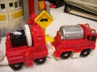 Geotrax Rail   Road System Fast Response Rescue Co Fire Station 2003 Mattel