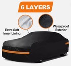 6 Layer 100  Waterproof All Weather For Chevy Camaro Custom Car Cover Outdoor