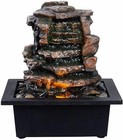 Home D  cor Waterfall Meditation Fountain Indoor Tabletop Many Natural Riverrocks