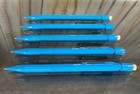  5  Vtg Scripto P670 0 7mm Mechanical Pencils Japan Blue Drafting Engineer Rare
