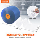 Strip Curtain  100  Length X 12  Width X 0 12  Thickness  Clear Pvc Smooth Curta