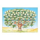  Family Tree Chart - 15 75x23 62inch 6 Generation Genealogy Poster  Blank 