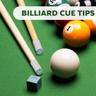 40pcs Slip On Pool Cue Tips Replacement Kit 4 Sizes Upgrade Pool Stick Tips