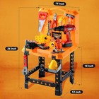 82pcs Kids Tool Bench Toy For Age 2-4 construction Kid Tool Set Toddler Workbe  
