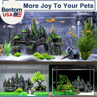 Large Fish Tank Decorations Fish Tank Decor Aquarium Rock Mountain View Aquarium