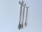 Vintage Craftsman  v  Swivel Flex Socket Wrenches 3pc Set 3 8 9 16 3 4 Usa