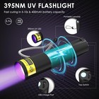 Uv Resin Kit With Light  50g Uv Resin With Rechargeable 395nm Uv Flashlight