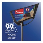 O-cedar 168215ea 48 In  Handle Outdoor Powercorner Angle Broom - Black gray New