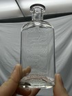 Antique Aqua Druggist Bottle   ph Barr  - Canton  Ohio
