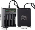 Universal 18650 Battery Charger For 3 7v Lithium Ion Rechargeable Batteries    