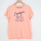 J crew Collector T Shirt Womens L Pink Captain s Bike Rental Martha s Vineyard