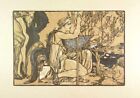 Minerva  woodcut    Adolfo De Carolis   1928   Archival Quality Art Print