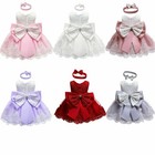 Children Baby Girl Princess Lace Dress Wedding Birthday Party Evening Dress