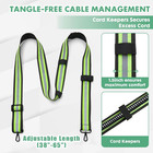Firefighter Radio Strap And Holder   Reflective Adjustable Shoulder Mic Holder F