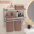 Dds-dudes 23 Towel Racks For Bathroom Towel Bars 3 Tier Hotel Towel Shelf