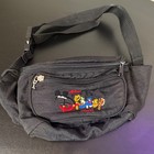 Vintage Walt Disney World Embroidered Fanny Pack Unisex Waist Bag Spell Out Logo