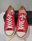 Excellent Converse Chuck Taylor All Star Sz  10 Mens Red Canvas Low Top Sneakers