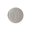 1950 Belgium - 5 Francs - 146 - Copper Nickel - 6g