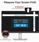 24    Privacy Screen Filter 2-pack Anti Glare Blue Light For 16 9 Monitor Shield