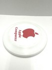 Vintage 1980s Apple Computer Logo Frisbee Flying Disc White Red Logo