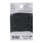 Scunci No Damage Hair Elastics  Assorted Colors   Black  30-count