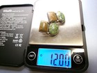 Navajo Silversmith Emma Lincoln 925 Sterling And Turquoise Earrings 12 Gms