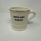 Uss Saratoga Coffee Mug Mil-art China  Rare    super Sara Achiever    Variant