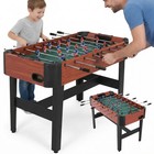 47 Inch Soccer Game Table With Score Keeper Arcade Soccer Set For Adults