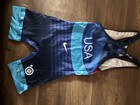 Blue Uww Usa Wrestling Singlet Nike Freestyle Wrestling Collectors