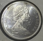 Comm 1867-1967 Canada 50 Cents Centennial Howling Wolf 80  Silver Half Dollar Bu