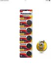 5 X Super Fresh Panasonic Cr2032 Cr 2032 Lithium Battery 3v Coin Cell
