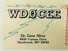 Vintage Ham Radio Qsl Qso Card Postcard Wd0cee Hazelwood Missouri Mo 1978