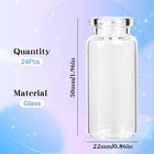24 Pack Glass Bottles With Cork Stopper   mini Glass Bottle With Cork   small Diy De