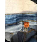Wax Jean Womens Distressed Skinny Jeans Medium Wash Frayed Hem Size 7 28 90218