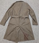 Italy Made Facconable X Loro Piana Overcoat M Raincoat Wool Belted Tweed